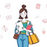 Evita compras impulsivas con listas y límites de gasto
