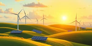 Apuestas por empresas de energía solar y eólica