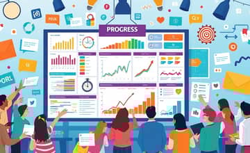 Incluye metas visuales para motivar el seguimiento