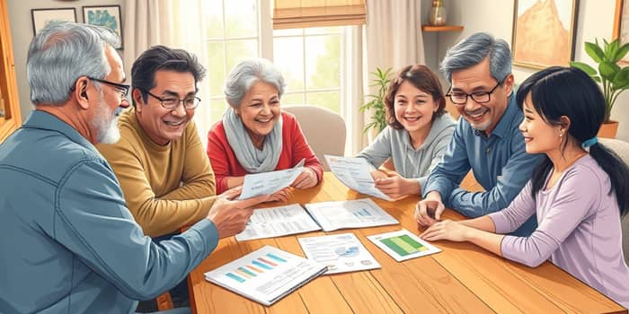Haz reuniones familiares para revisar avances económicos