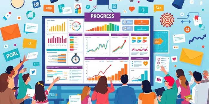 Incluye metas visuales para motivar el seguimiento