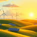 Apuestas por empresas de energía solar y eólica
